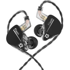 KINBOOFI KBEAR Flash Dual Drviers Hybrid In-Ear Headphones, Wired Earphones, Lightweight In-Ear Monitor with Noise Cancelling and Removable 2 Pin Cable for Music and Sports