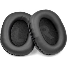 Yaowanguan Ear Pads Replacement Pads for Logitech G Pro/G Pro X/G PRO X 2 Gaming Headsets, Protein PU Leather Black Repair Headphones Earmuffs/Ear Protection/Ear Cups 1 Pair