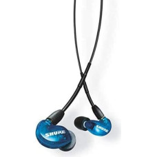 Shure AONIC 215 Wired Sound Isolating Earphones, Clear Sound, Single Driver, Secure In-Ear Fit, Removable Cable, Durable Quality, Compatible with Apple & Android Devices - Blue