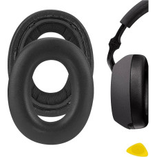 Geekria QuickFit Replacement Ear Pads for Bowers & Wilkins PX7 Headphones, Ear Pads, Headset Ear Pads, Ear Cups, Repair Parts (Black)