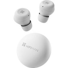 HIFIMAN TWS450 Bluetooth In-Ear Hi-Fi Earbuds Noise Cancelling Dynamic Driver Low Latency IPX4 Water/Sweat Resistant Small Cavity White