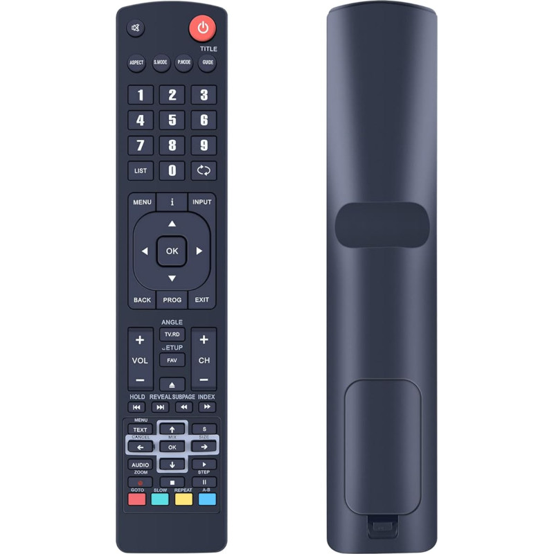 Replacement Remote Control RM-C3174 Compatible with JVC LCD LED TV LT-50C550 LT-49C550 LT-42C550 LT-40C551 LT-40C550 LT-24C340 LT-22C540 JVC RM-C31744 Alternatives to remote control