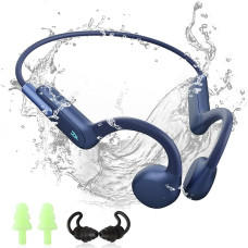 HIFI WALKER T10 Air Bone Sound Headphones, IPX8 Waterproof Headphones Swimming Open-Ear Bluetooth 5.3 Sports Headphones, 32GB MP3 Player Underwater Sports Headphones for Swimming Cyclists Running