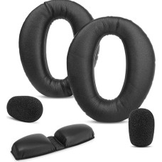 YunYiYi Replacement Ear Pad Cover Compatible with Lightspeed Aviation Zulu Sierra/PFX/Zulu 2 Aviation Headset Ear Pads Headband Parts (Suit)