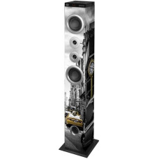 Trevi XT 104 BT Soundtower Turm-Lautsprecher, Bluetooth, MP3, USB, SD, AUX-In, Farbe NY Taxi