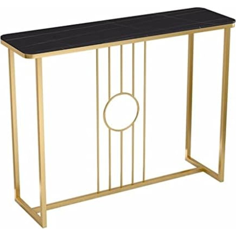 Moderner Konsolentisch mit rechteckiger Basis, Wandflächen, seitlicher Flur, Eingangsbereich, Solider Konsolentisch, Sofa-Rückenregal, Konsolentisch, schmaler Sofatisch, Konsolentisch, Marmo