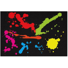 Medžiaginės paklodės, skalbiamos valgomojo stalo paklodės, 6 vnt., pigmentinės spalvos