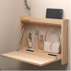 Floating Dressing Table Compact Wall Mounted Makeup Station for Workshop Garage Office Home Stylish 36cm Space Saving Design