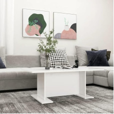 Higsose Coffee Tables 103.5 x 60 x 40 cm Coffee Table Small White