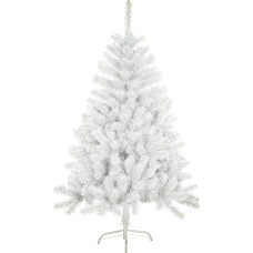 SOLAGUA NAVIDAD Artificial Christmas Tree, Tinsel Leaf Fir 120-210cm Trees with Metal Support (Shiny White, 150cm 293Tips)