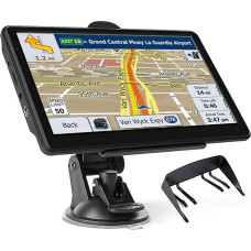 VBESTLiFE GPS Navigation, 7 Inch HD Touch Screen, Electric Navigation Instruments, 8GB ROM, 256MB, Rechargeable, Supports WiFi, for Cars, Trucks