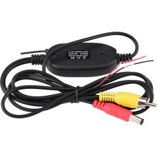 Galinio vaizdo kameros vaizdo siųstuvas, DC12V RCA vaizdo 2,4 GHz belaidžio siųstuvo ir imtuvo rinkinys, skirtas automobilio parko galinio vaizdo kameros monitoriaus sistemos monitoriui