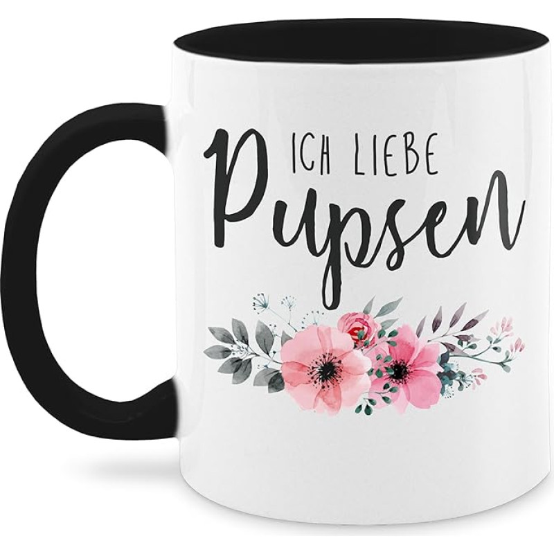 Puodelis 325 ml - Pareiškimas - I Love Pupsen - Fart Farts Posakiai Juokingi šuniukai Dovana - 325 ml - Juoda - Stinks Pareiškimas Puodelis Pareiškimai Pupse Kavos puodelis Kavos puodeliai Laimingų Naujųjų Metų