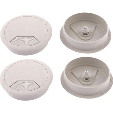 70 mm stalo stalo plastikinis grometas kabelio tvarkingas išleidimo lizdas vielos skylės dangtelis pilka