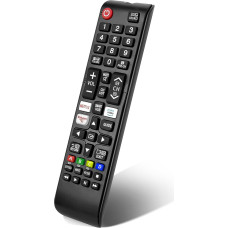 Universal-Fernbedienung für TV-Fernbedienung mit Netflix, Prime Video Rakute TV-Taste, Fernbedienungen für Smart-TV, LCD, LED, UHD, QLED, HDTV, 3D, 4K, 8K, alle