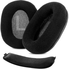 ACCOUTA Ear Pads Cushions Compatible with Logitech G633 G635 G933 G935 Headsets Made of Warm Soft Fabric and High Density Foam