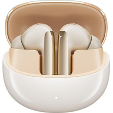 QCY MeloBuds Pro Aadptive Hybrid Active Noise Cancelling Wireless Earbuds, sumažina triukšmą iki 99 %, Bluetooth 5.3 Wireless LDAC Hi-Res Audio, 34 val. atkūrimo trukmė, patogus pritaikymas, individualus ekvalaizeris per programėlę
