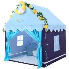 Wilwolfer Kids Play House Kinder Spielzelt mit Matte für Kleinkinder: Großes Spielhaus für Mädchen und Jungen - Ideal für Indoor und Outdoor Spielspaß