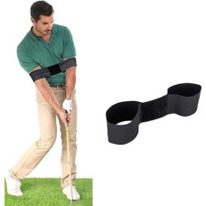 WUSJCOF Professional Golf Swing Rubber Band, Swing Correction Bracelet, Golf Hand Movement Correction Belt, Training Aids Arm Posture Corrector, Golf Training Equipment for Beginners