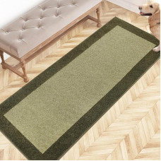FCSDETAIL Dirt Trapper Mat Indoor 60 x 150 cm, neslystantis kilimėlis, plaunamas durų kilimėlis, kilimėlis šunims, įėjimui, virtuvei ir prieškambariui