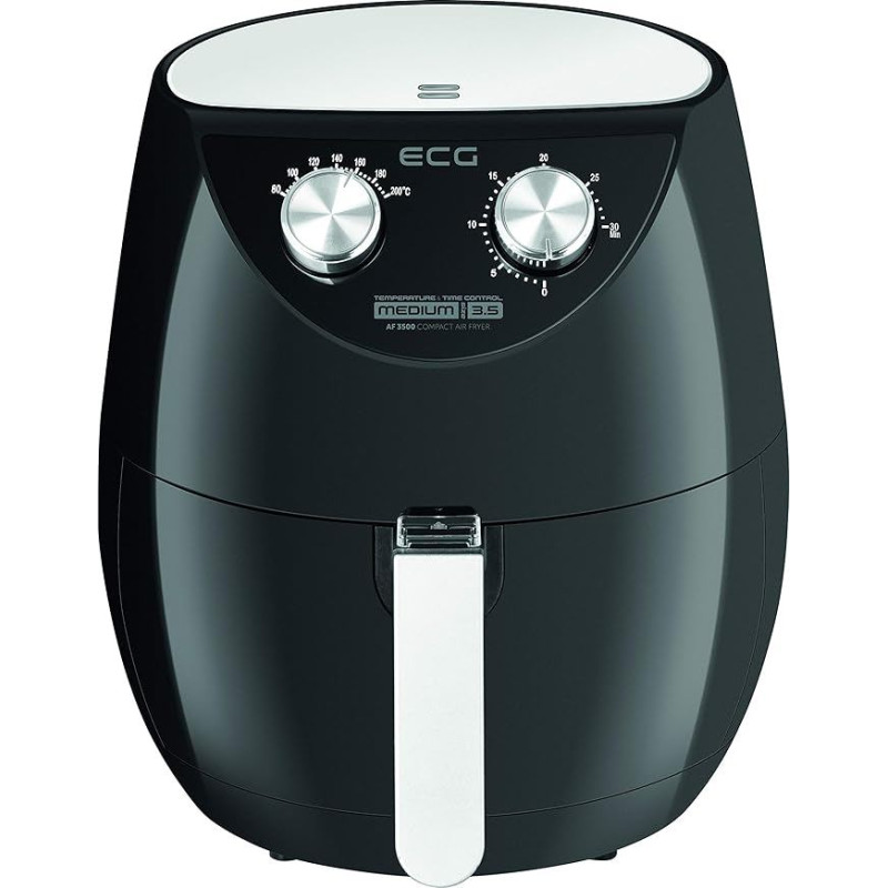 ECG AF 3500 karšto oro keptuvė, juoda