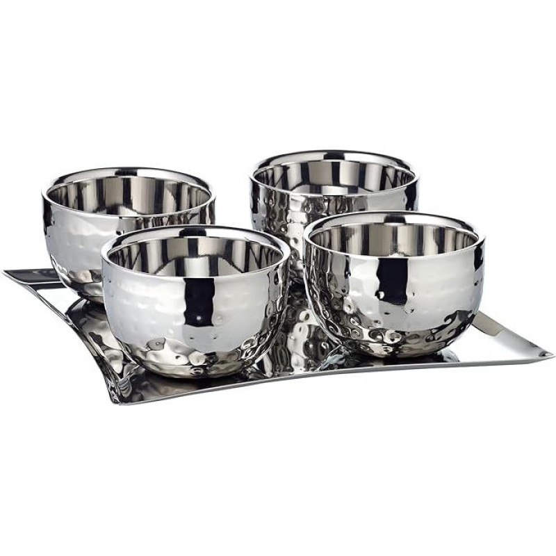 Ice Cream Set on Tray 20 x 20 cm