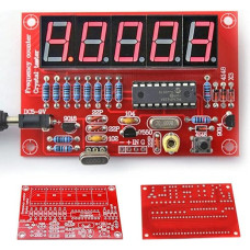 Chesoon Frequency Counter Board Digital LED Display Crystal Oscillator and Frequency Measurement 1-50 MHz with Programmable Frequency Settings and High Precision