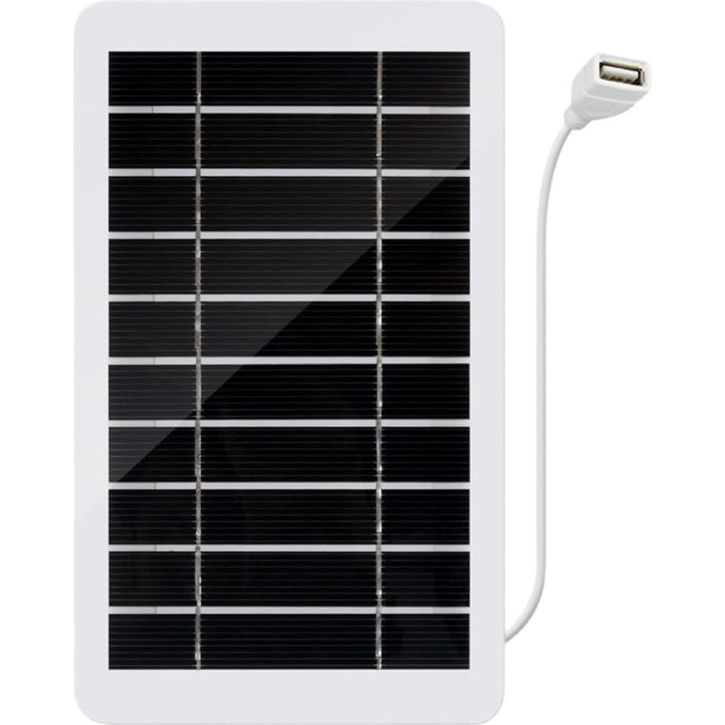 Saulės kolektorius, 2 W galios atsarginis blokas, 6,18 x 3,7 x 0,07 colių, 5 V vandeniui atsparus išėjimas, saulės šviesos energijos sprendimas, skirtas jūrų laivams, priekaboms, valtims, ūkiams, kelionėms, stogams, stovyklavimui, lauke, ne elektros tinkl