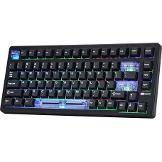 EPOMAKER HE80 Hall Effect Gaming Keyboard, 8K Polling & 32K Scan, Creamy Gasket, DKS, SOCD, RGB Backlight, Hot-Swap Wired Gaming Keyboard for PC & Mac (Black, Magnetic Linear Switch)
