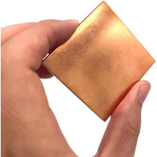 WUDOLI flaches Blech T2 Kupferplatte, Kupferblech, CNC-Rahmen, Modellform, DIY-Konstruktionspad quadratische Materialien (Dydis : 1.2mm, Spalva : 300x300mm)