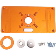 Maršrutizatorius Tischeinsatzplatte Langlebige Aluminiumlegierung Holzfräsen Flip Panel Hausreparaturwerkstatt