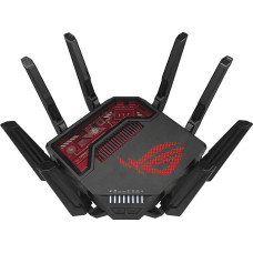 ASUS ROG Rapture GT-BE19000 Tri-Band WiFi 7 Gaming Router (320MHz Bandwidth & 4096-QAM, MLO, Two 10G Ports, AI WAN Detection, Triple-Level Game Acceleration, Gaming Network, Aura RGB, AiMesh)