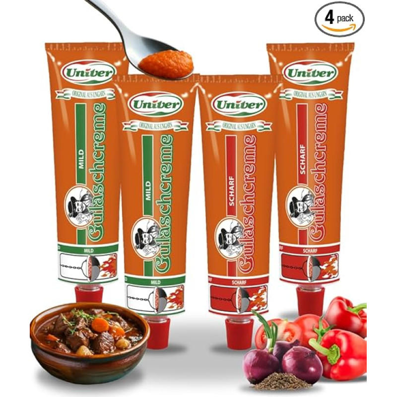 Univer 4x Guliašo kremas karštas ir švelnus - vengriškas guliašo prieskonis