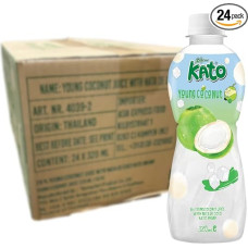 KATO - Coconut Juice with Nata de Coco - 24 x 320 ml - Multipack