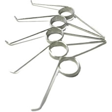 Edelstahl-Torsionsfedern, 100 stücke Zugfedern Mülltonne Einstellbar 0,7mm Edelstahl 304 135 Grad Torsionsfeder