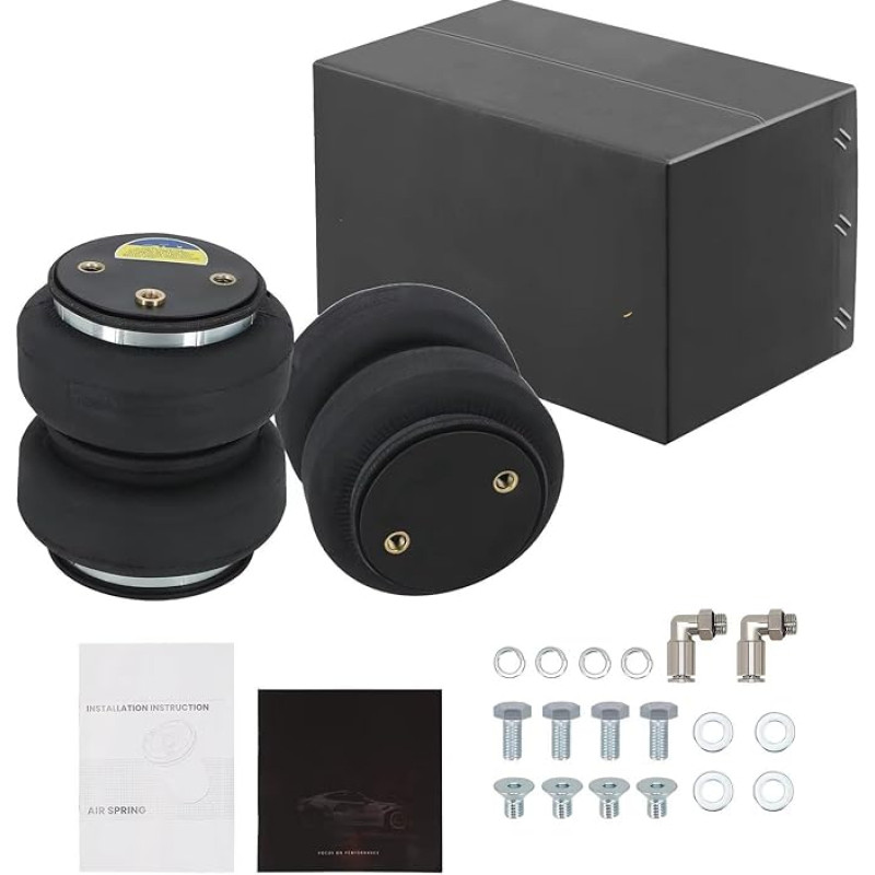Federbalg Luftfederung 1 Paar Universal 2500lb Luftfederung Tasche Air Spring Bag Luftfederung Frühling Tasche Air Ride Gebrüll