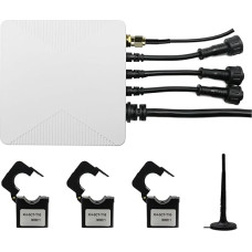 Akozon WiFi Energy Messer Echtzeitverfolgung Intelligenter Kraftmessgeräte mit 3 X 80A -Klemme für die Heimautomatisierung