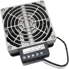 Ventiliatoriaus šildytuvas HVL031 230 V 100 W 150 W 200 W drėgmei atsparus pramoninis elektrinis spintos šildytuvas Temperatūros jungiklis (spalva: 100 W)