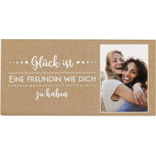 Herz & Heim® Photo Chocolate with Desired Text as a Small Gift for Birthday, Girlfriend or Christmas (Photo and 3 Lines)