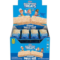 Rice Krispies Treats Marshmallow užkandžių batonėlis Vaikų užkandžiai Pietūs mokykloje Original 62,4 g batonėlis (1 batonėlis)