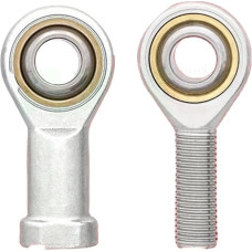 SI5 6 8 8 10 12 14 16 18 20 22 25 TK Metrinis išorinis sriegis kairėje, vidinis sriegis dešinėje, strypo galo sferiniai guoliai, pagaminti iš medžio ir rulemento (vidinis sriegis M8 kairėje)