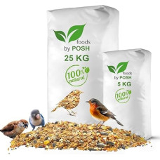 30 kg Išbarstytas lesalas, lesalas paukščiams, lesalas laukiniams paukščiams, 4 sezonų aukščiausios kokybės mišinys (30 kg)