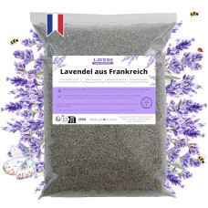 LAVANDUOLĖS | Džiovintos levandų gėlės | 100% prancūziškos | 200 g džiovintų levandų, idealiai tinkančių kvapiųjų levandų maišeliams ir potpourri. Aukščiausios kokybės ir intensyvaus kvapo