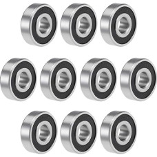 išteklių žemėlapis 10 giliojo griovelio rutulinių guolių su dvigubu sandarinimu 6302-2RS 15 mm x 42 mm x 13 mm chromuotas plienas P6 (ABEC3)