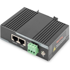 DIGITUS PoE prailgintuvo inžektoriai Splitteriai ir kiti įrenginiai, juodos spalvos