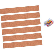 DIYEAH Korktafel Fürs Büro Großer Korkstreifen Rahmenlose Kork-memotafel Pinnwand-aufbewahrung