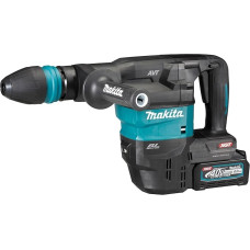 Makita HM001GM201 Cordless Mortising Hammer 40 V Max. / 4.0 Ah 2 Batteries + Charger in Transport Case with AWS Wireless Adapter WUT01
