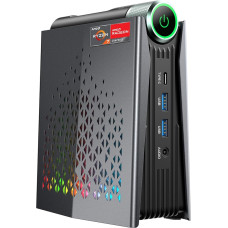 ACEMAGIC Warlord Mini S3A Mini PC, AMD R7 8745HS (up to 4.9 GHz) Radeon 780M, 32GB DDR5 RAM 1TB NVME PCIe 4 SSD, Micro Desktop Computer for Bussiness/Office/Gaming, Adjustable in WiFi 6, Win 11 Pro