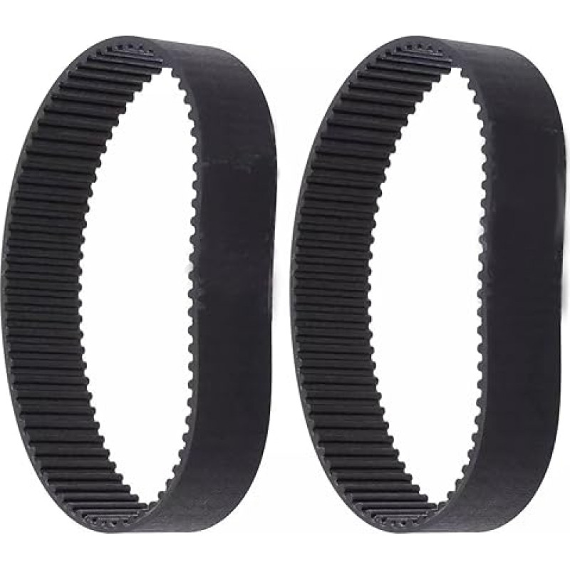 Qunyince 2x HTD 225-3M-17 75 Hochfester Riemen kompatibel mit Bosch PBS75A-GBS75A-GBS75A-GBS75AE, Silvercrest, Parkside Pebs 900