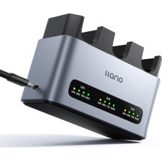 llano LP-E6NH įkroviklis 30W LP-E6P 3 lizdų greitasis įkroviklis Išmanusis skaitmeninis ekranas Suderinamas su 